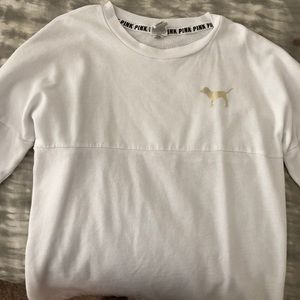 VS Pink White & Gold Shirt